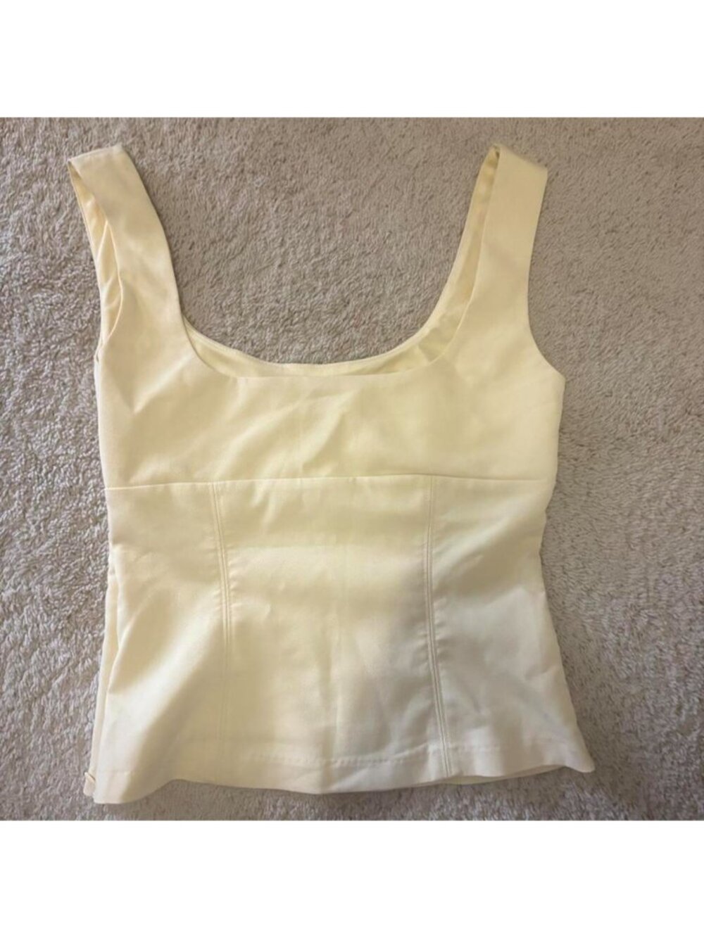 H&M yellow crop top #hm #summer